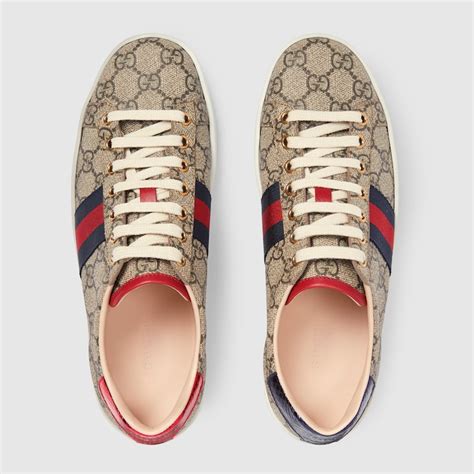 gucci gg supreme sneakers black|gg tennis new ace sneakers.